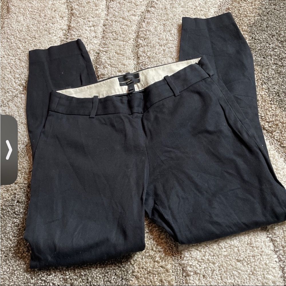 J crew Minnie black slacks 0‎